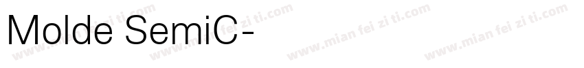 Molde SemiC字体转换